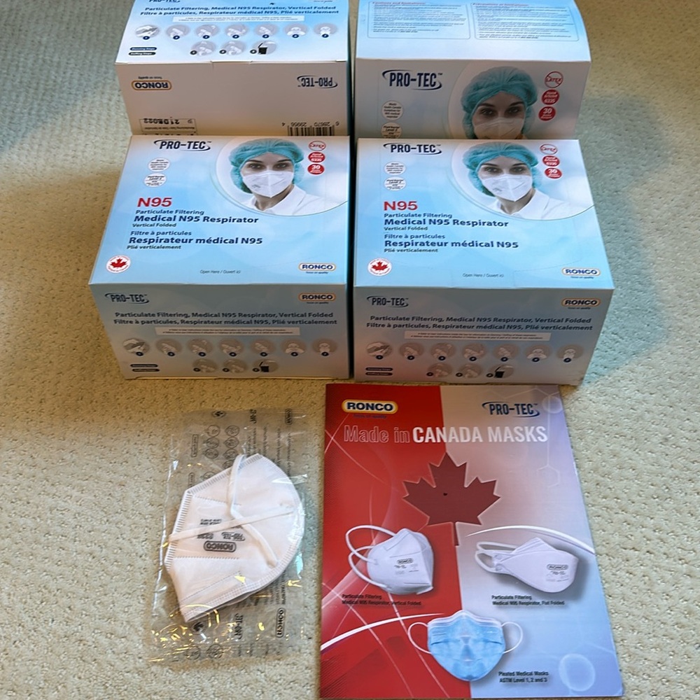 NWT 4x30 N95 Medical Respirator Masks